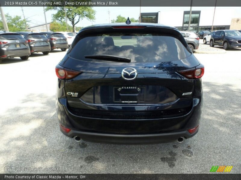 Deep Crystal Blue Mica / Black 2019 Mazda CX-5 Touring AWD