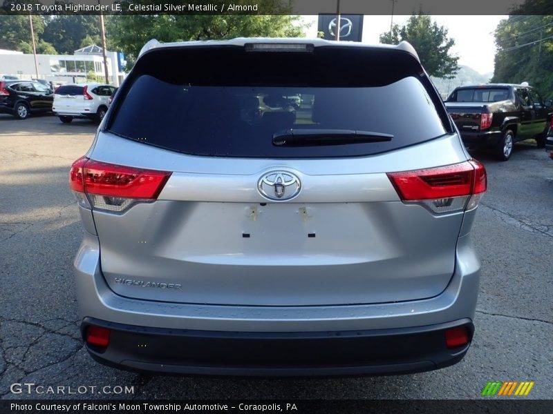 Celestial Silver Metallic / Almond 2018 Toyota Highlander LE