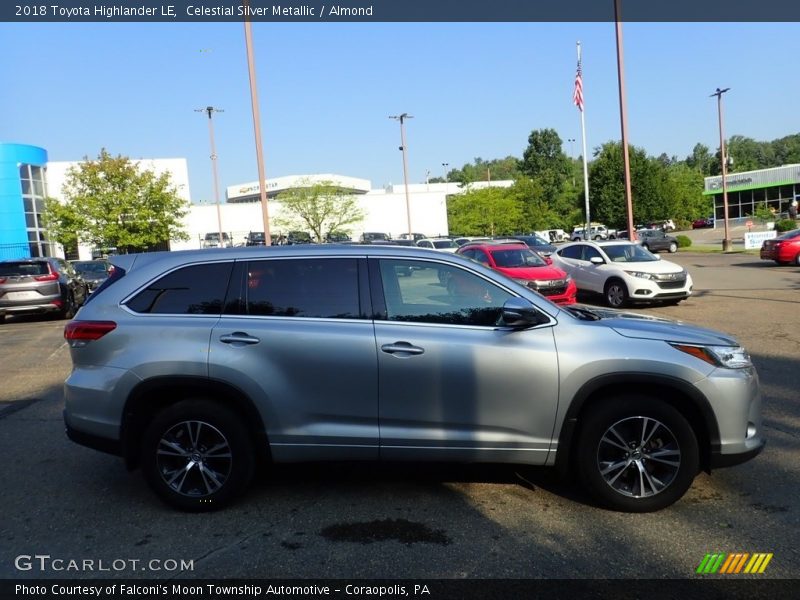 Celestial Silver Metallic / Almond 2018 Toyota Highlander LE