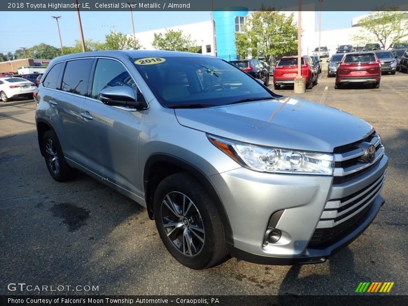 Celestial Silver Metallic / Almond 2018 Toyota Highlander LE