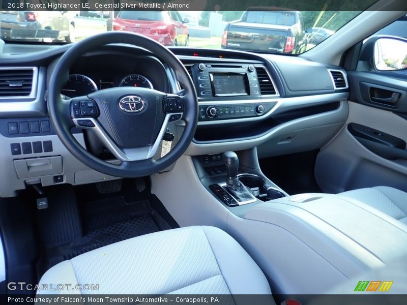 Celestial Silver Metallic / Almond 2018 Toyota Highlander LE