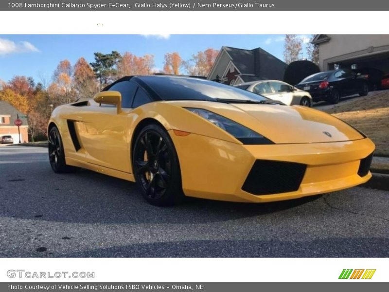 Front 3/4 View of 2008 Gallardo Spyder E-Gear