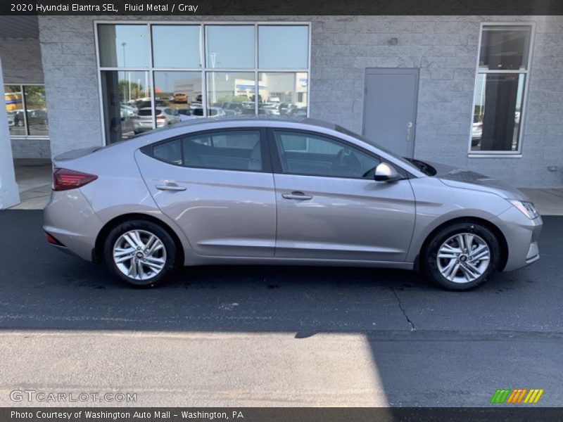 Fluid Metal / Gray 2020 Hyundai Elantra SEL