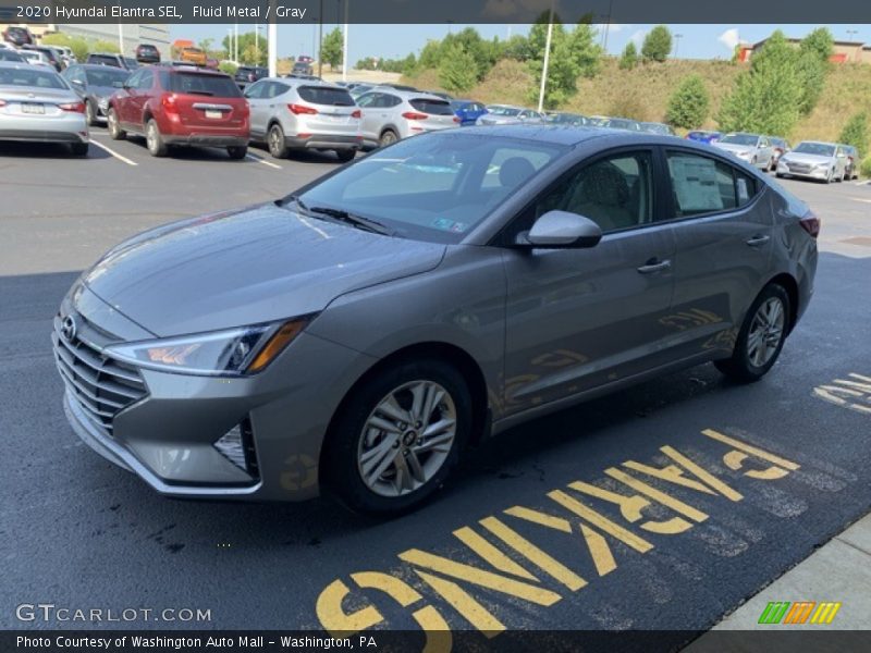 Fluid Metal / Gray 2020 Hyundai Elantra SEL
