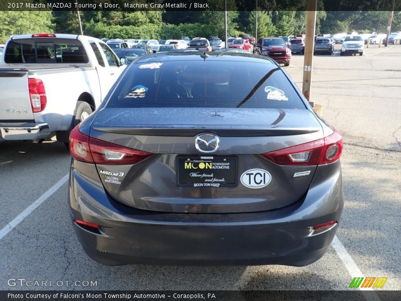 Machine Gray Metallic / Black 2017 Mazda MAZDA3 Touring 4 Door