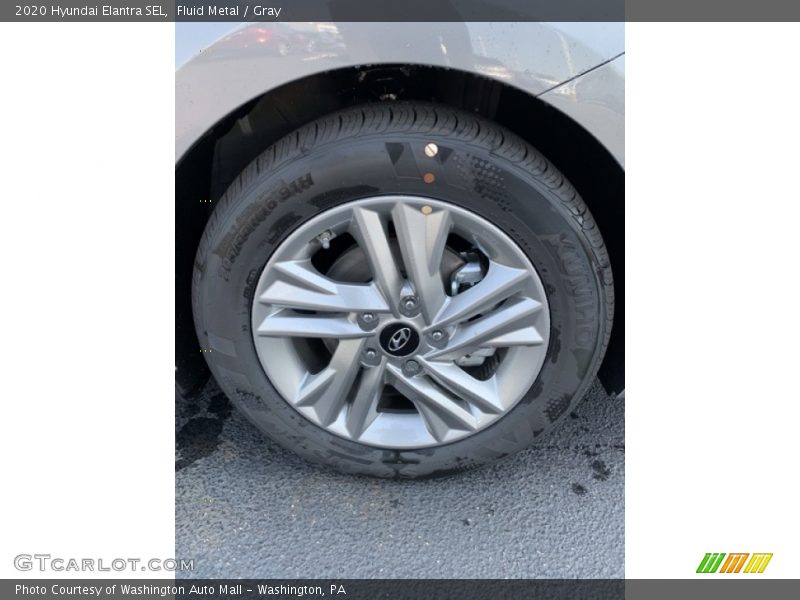 Fluid Metal / Gray 2020 Hyundai Elantra SEL
