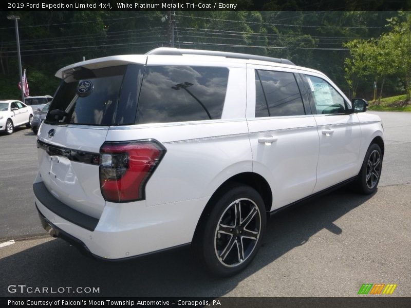 White Platinum Metallic Tri-Coat / Ebony 2019 Ford Expedition Limited 4x4