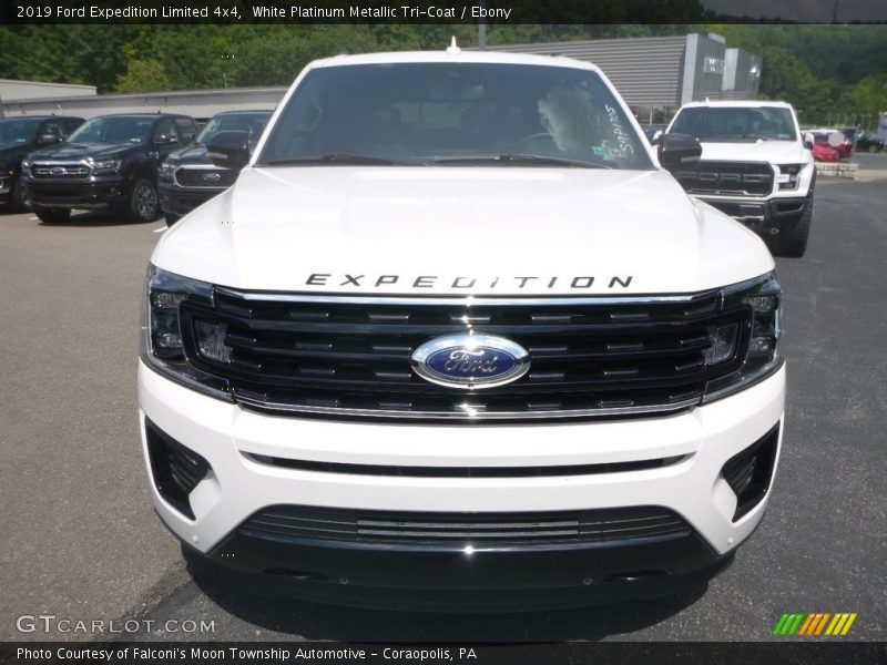 White Platinum Metallic Tri-Coat / Ebony 2019 Ford Expedition Limited 4x4