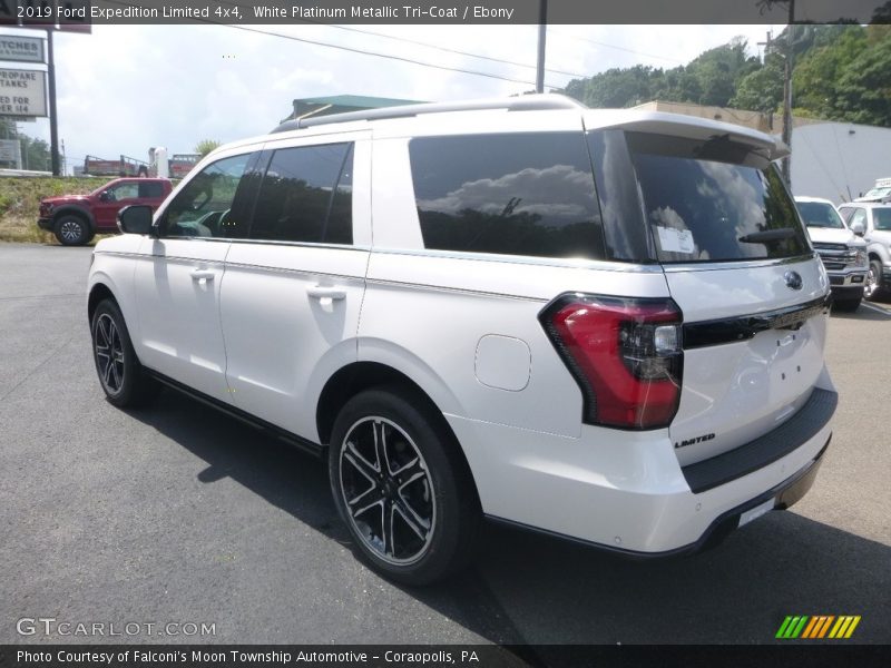 White Platinum Metallic Tri-Coat / Ebony 2019 Ford Expedition Limited 4x4