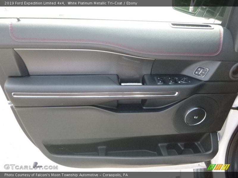 White Platinum Metallic Tri-Coat / Ebony 2019 Ford Expedition Limited 4x4