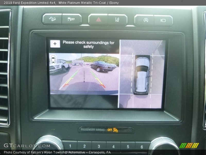 White Platinum Metallic Tri-Coat / Ebony 2019 Ford Expedition Limited 4x4