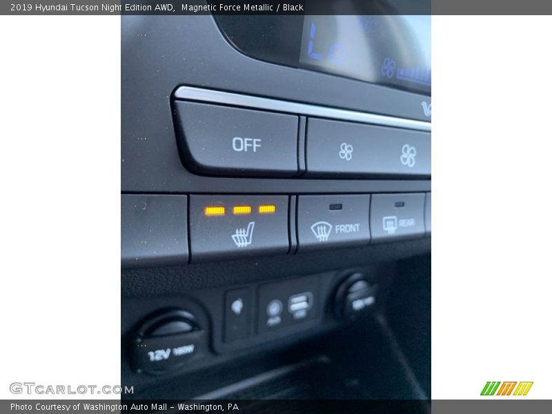 Controls of 2019 Tucson Night Edition AWD
