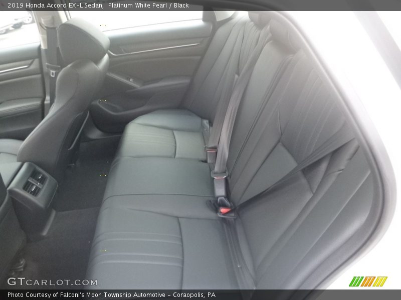 Platinum White Pearl / Black 2019 Honda Accord EX-L Sedan