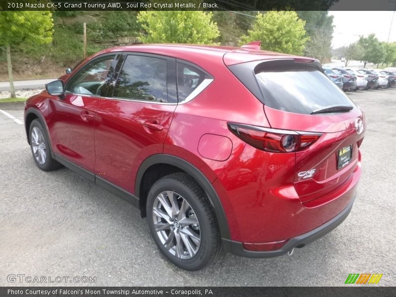 Soul Red Crystal Metallic / Black 2019 Mazda CX-5 Grand Touring AWD