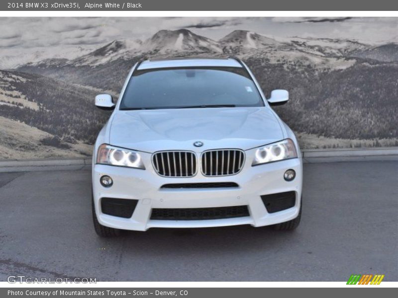 Alpine White / Black 2014 BMW X3 xDrive35i