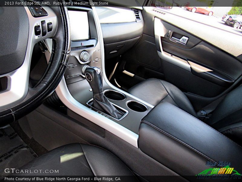 Ruby Red / Medium Light Stone 2013 Ford Edge SEL AWD
