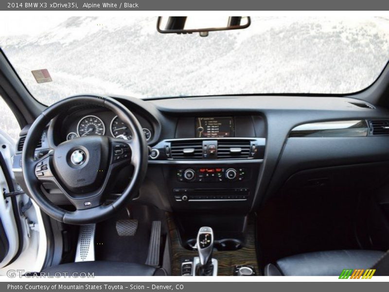 Alpine White / Black 2014 BMW X3 xDrive35i