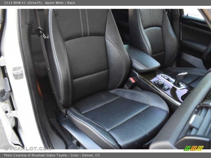 Alpine White / Black 2014 BMW X3 xDrive35i