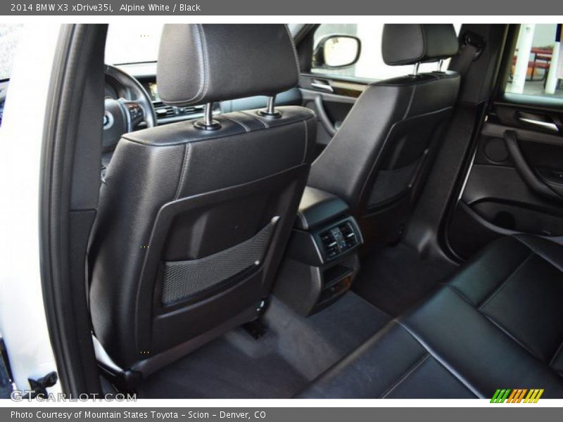 Alpine White / Black 2014 BMW X3 xDrive35i