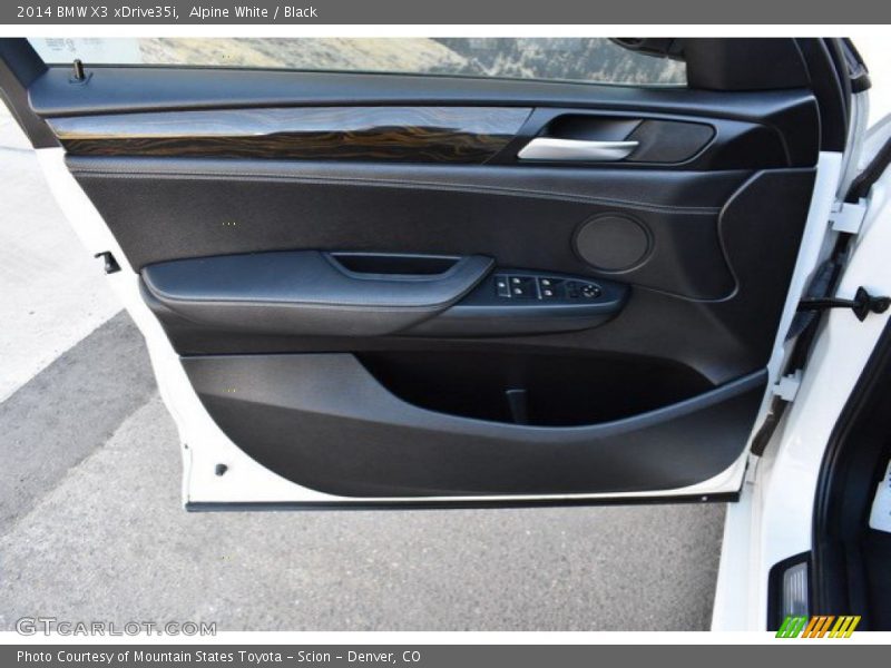 Alpine White / Black 2014 BMW X3 xDrive35i