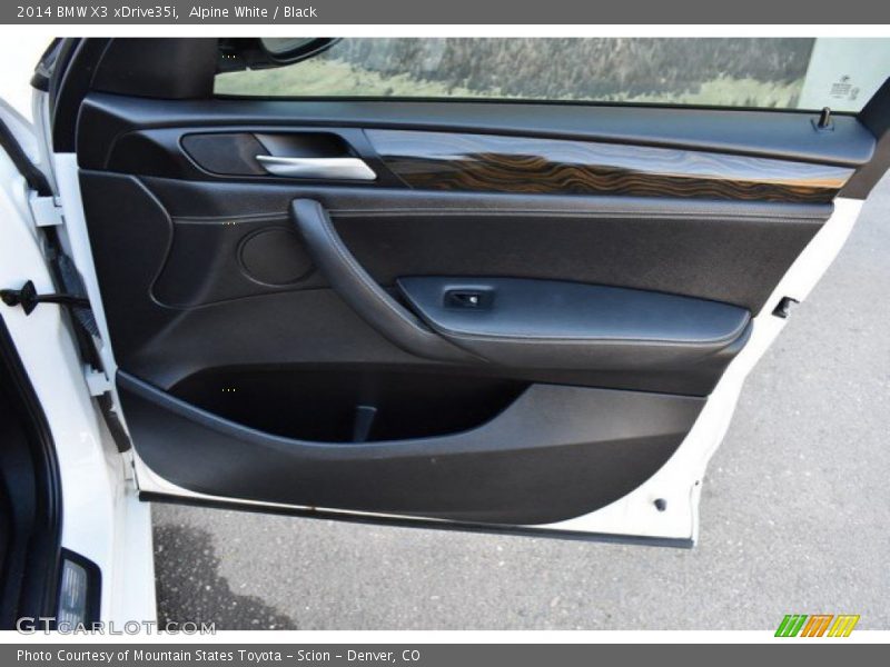 Alpine White / Black 2014 BMW X3 xDrive35i