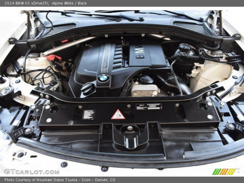 Alpine White / Black 2014 BMW X3 xDrive35i