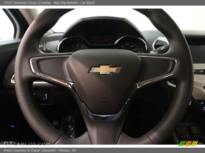 Blue Ray Metallic / Jet Black 2016 Chevrolet Cruze LS Sedan