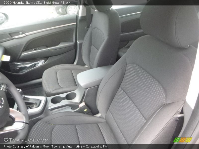 Fluid Metal / Black 2020 Hyundai Elantra SEL