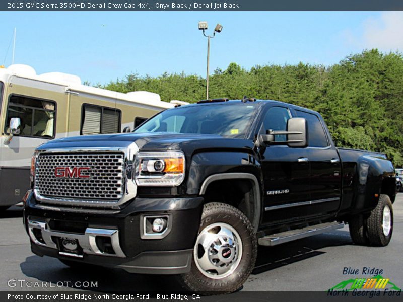 Onyx Black / Denali Jet Black 2015 GMC Sierra 3500HD Denali Crew Cab 4x4