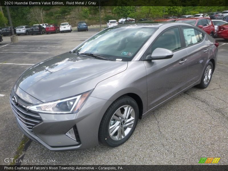Fluid Metal / Gray 2020 Hyundai Elantra Value Edition