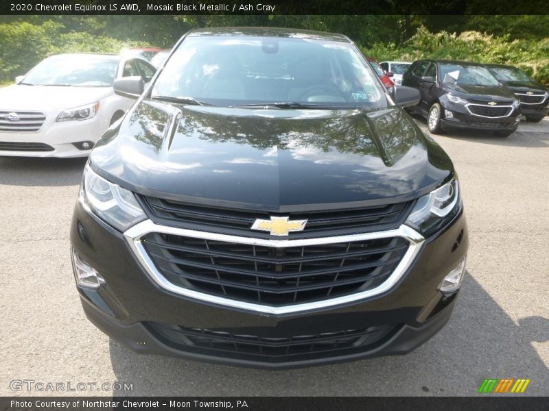 Mosaic Black Metallic / Ash Gray 2020 Chevrolet Equinox LS AWD