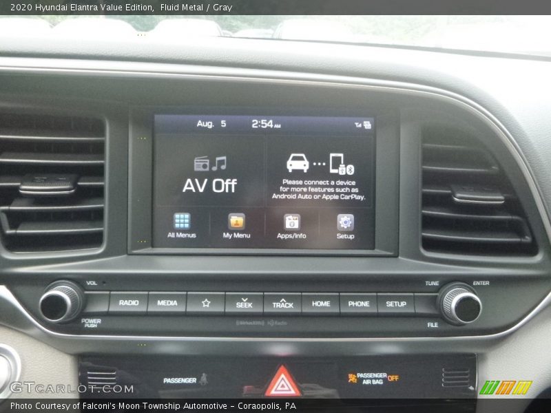 Fluid Metal / Gray 2020 Hyundai Elantra Value Edition