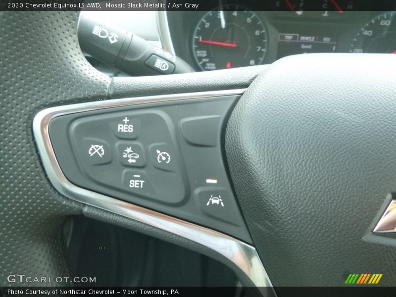 Mosaic Black Metallic / Ash Gray 2020 Chevrolet Equinox LS AWD