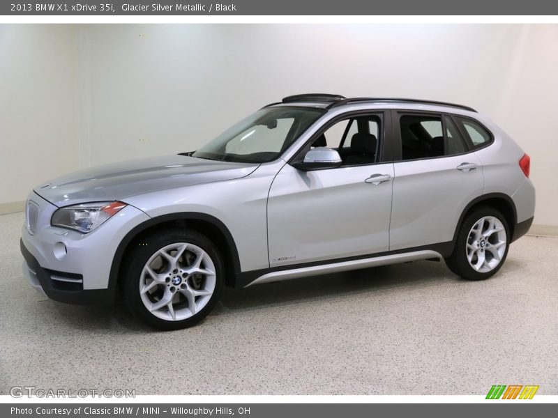 Glacier Silver Metallic / Black 2013 BMW X1 xDrive 35i