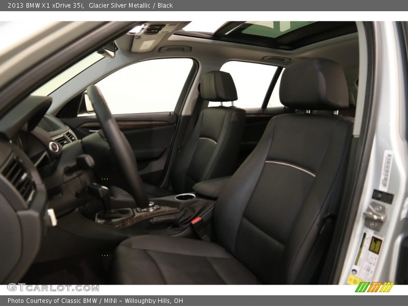 Glacier Silver Metallic / Black 2013 BMW X1 xDrive 35i