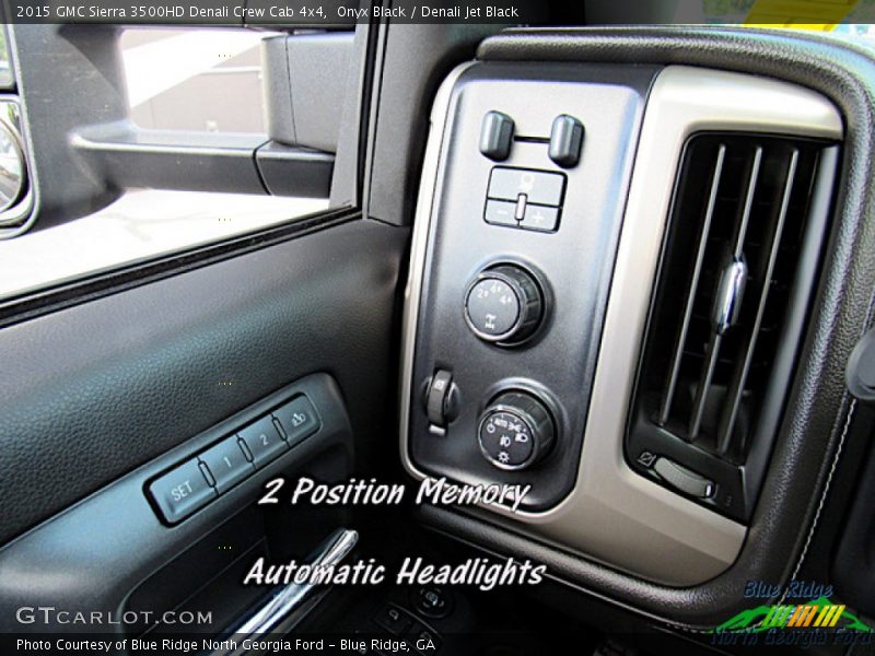Onyx Black / Denali Jet Black 2015 GMC Sierra 3500HD Denali Crew Cab 4x4