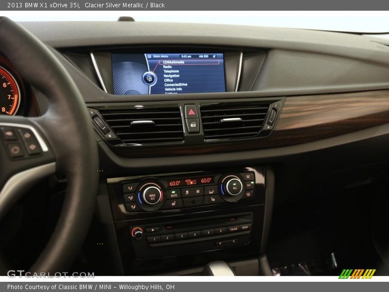 Glacier Silver Metallic / Black 2013 BMW X1 xDrive 35i