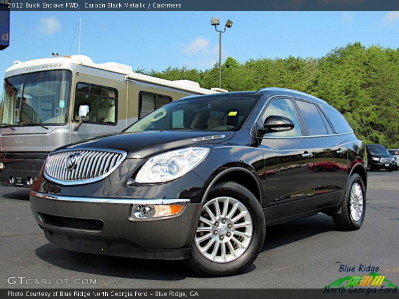Carbon Black Metallic / Cashmere 2012 Buick Enclave FWD