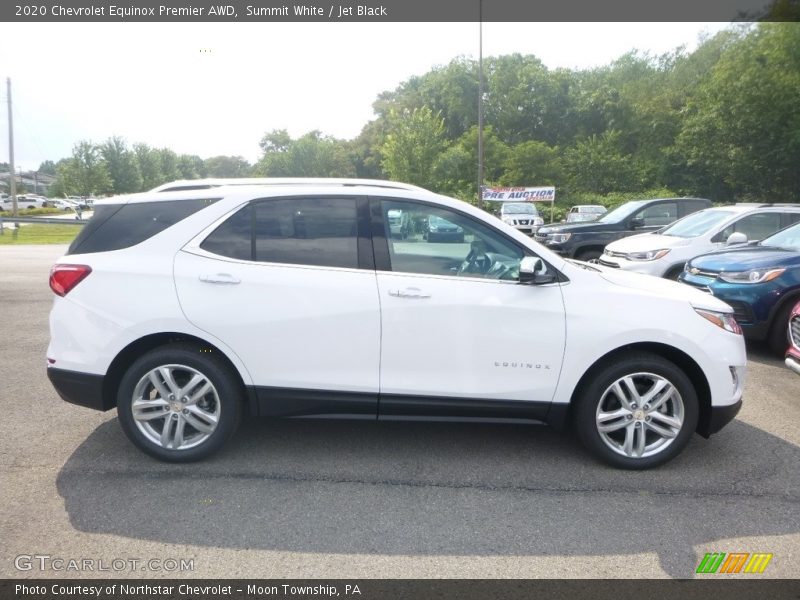 Summit White / Jet Black 2020 Chevrolet Equinox Premier AWD
