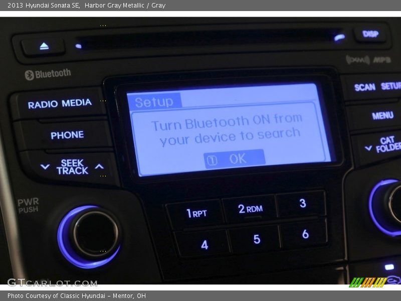 Harbor Gray Metallic / Gray 2013 Hyundai Sonata SE