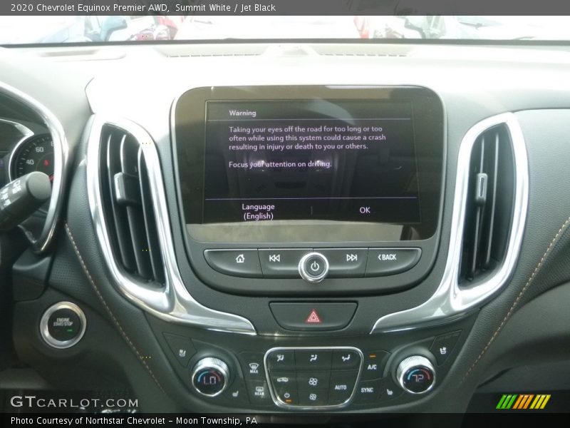 Summit White / Jet Black 2020 Chevrolet Equinox Premier AWD