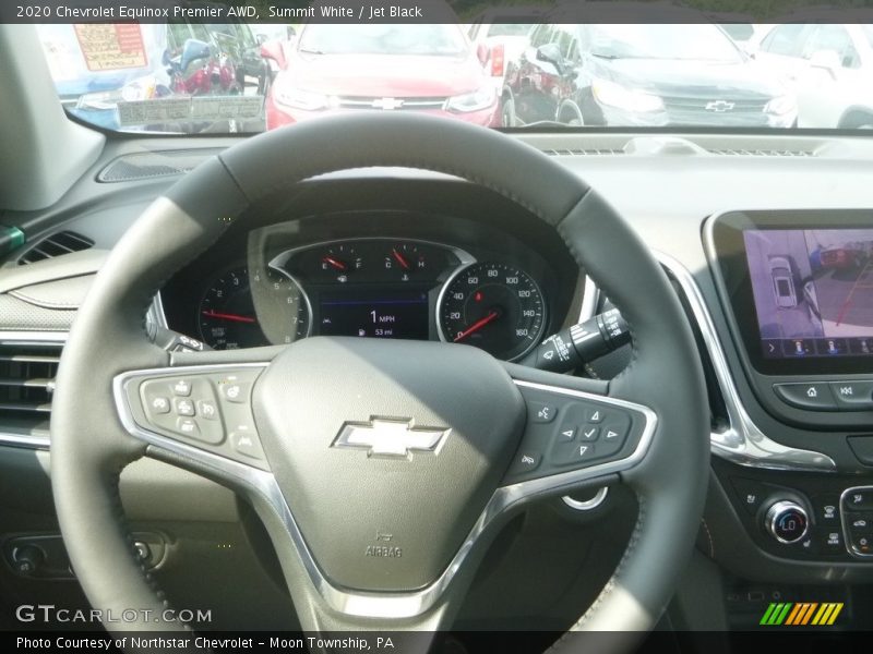 Summit White / Jet Black 2020 Chevrolet Equinox Premier AWD