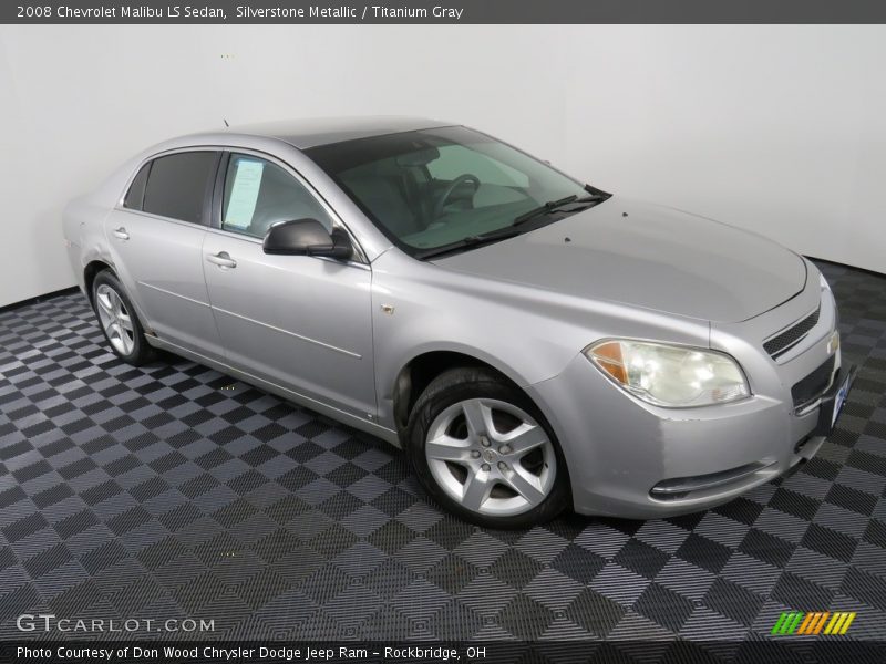 Silverstone Metallic / Titanium Gray 2008 Chevrolet Malibu LS Sedan