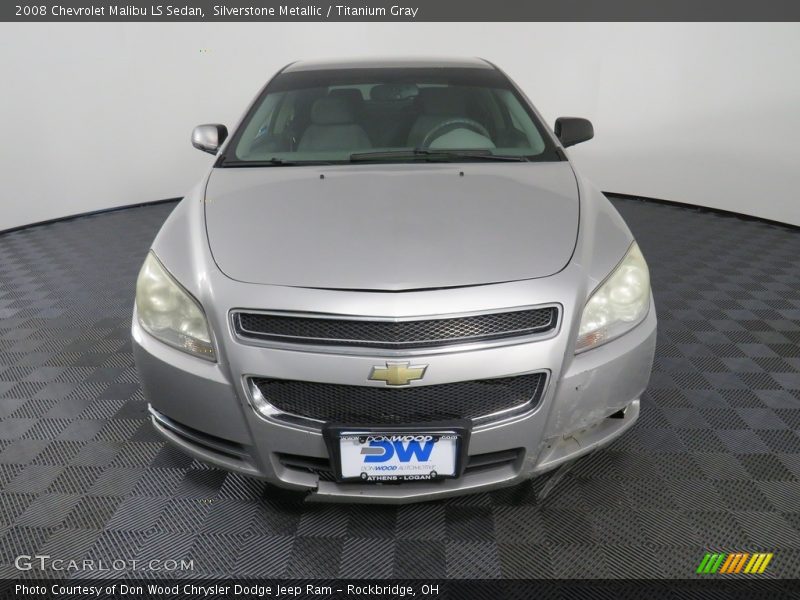 Silverstone Metallic / Titanium Gray 2008 Chevrolet Malibu LS Sedan