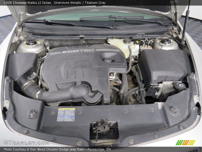Silverstone Metallic / Titanium Gray 2008 Chevrolet Malibu LS Sedan