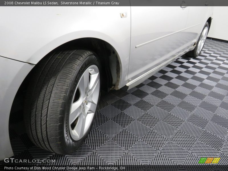 Silverstone Metallic / Titanium Gray 2008 Chevrolet Malibu LS Sedan