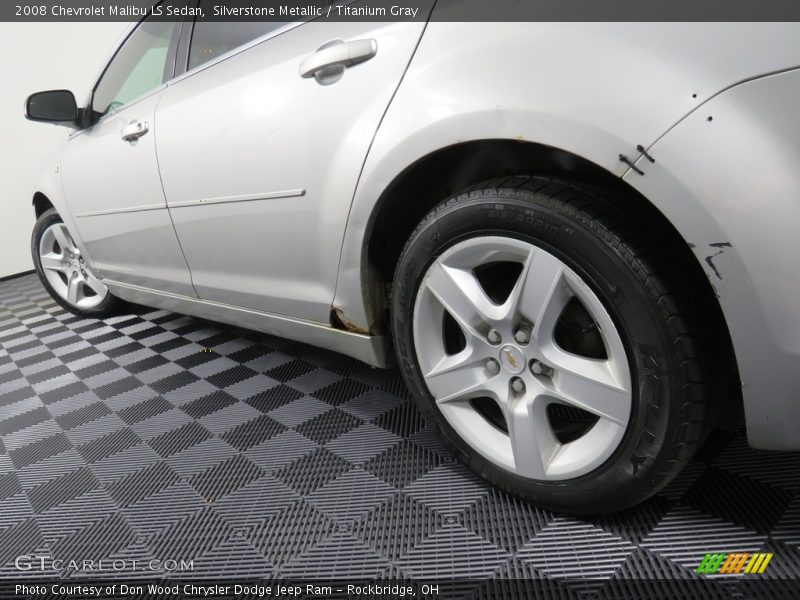 Silverstone Metallic / Titanium Gray 2008 Chevrolet Malibu LS Sedan
