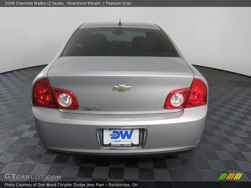 Silverstone Metallic / Titanium Gray 2008 Chevrolet Malibu LS Sedan