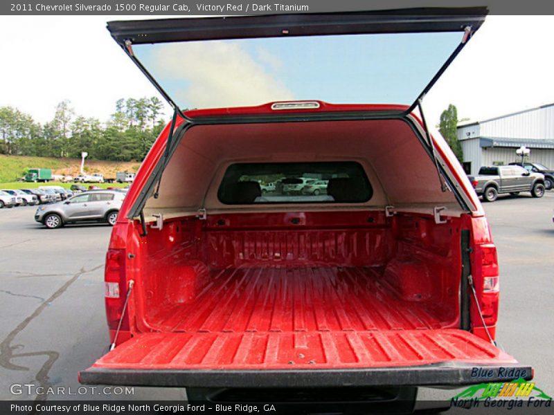 Victory Red / Dark Titanium 2011 Chevrolet Silverado 1500 Regular Cab