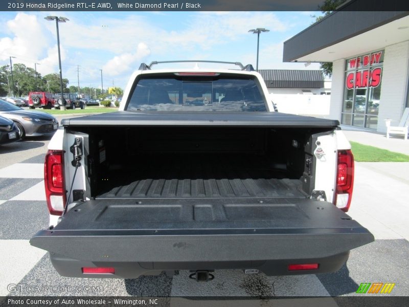 White Diamond Pearl / Black 2019 Honda Ridgeline RTL-E AWD